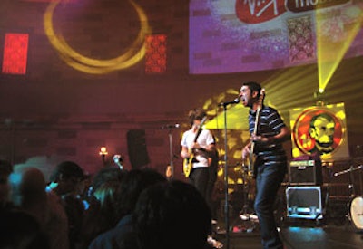 Syndicate produced the Virgin Mobile party, which also featured a performance by the Rapture.