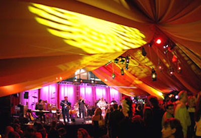 Beatles tribute band, Fab Faux, provided musical entertainment.