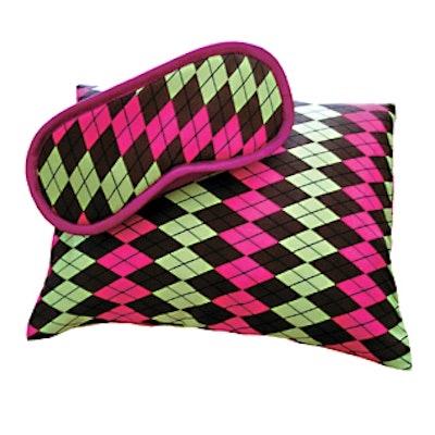 SuburbanSilk's pillow and eye mask