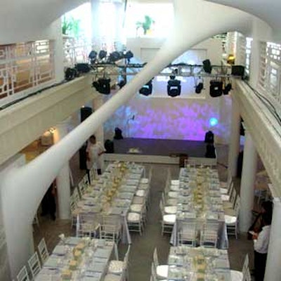 The unique architecture of the Moore Building added an Art Deco touch to Montblanc's elegant awards dinner and ceremony.