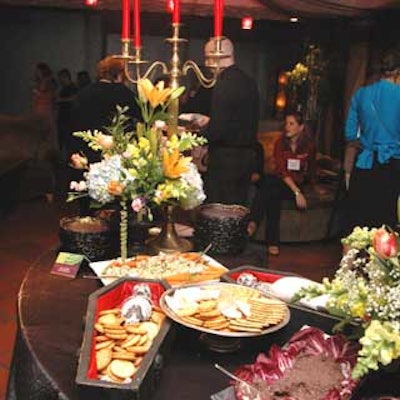 The Chef's Table prepared an array of light bites for the networking break in Voodoo Lounge.