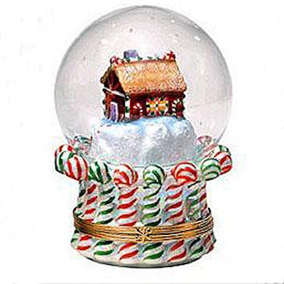 Scully & Scully has holiday items including snow globes.