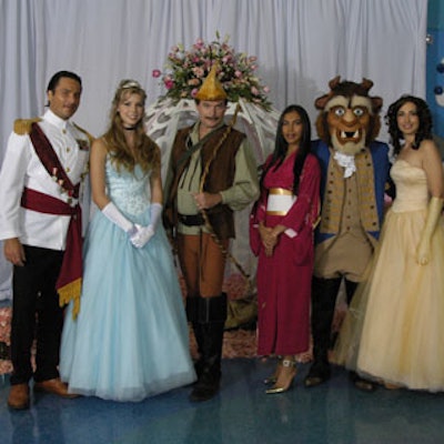 Popular fairy tale characters roamed around the museum to mingle with guests.