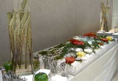 Hudson Yards served its fare from elegant buffet stations.