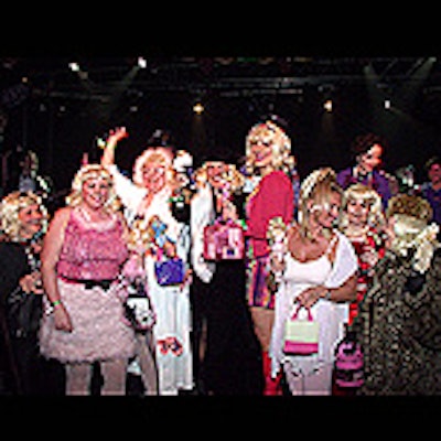 Our award for some of the most unique costumes of the week goes to the eight women from Good Gracious! Events of Los Angeles. They dressed up as eight different Barbies--and one husband (not pictured) was a token Ken. (Photo by Cyberpix)