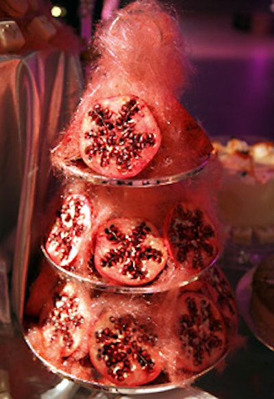 Caterer Glorious Food created edible dessert towers in a nod to the film's title character.