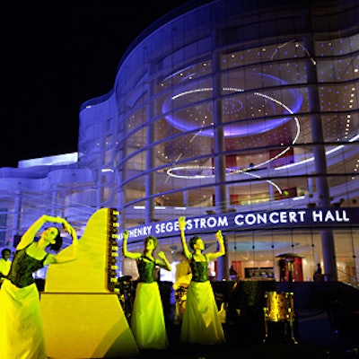 The Renee and Henry Segerstrom Concert Hall opened with a weekend-long series of events that included a performance by String Theory.