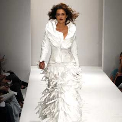 Dragana Ognjenovic sent models down the runway in edgy frocks.