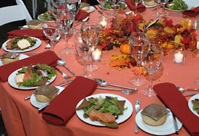 Elizabeth Porter Steisel of Berkman/LaForge Interiors, a member of the park’s board of directors, created the centerpieces.