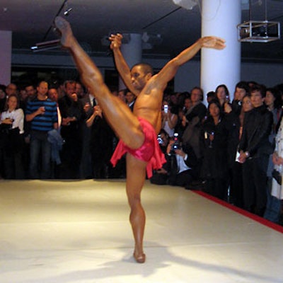 Desmond Richardson, who posed for the book, gave an exuberant solo performance.
