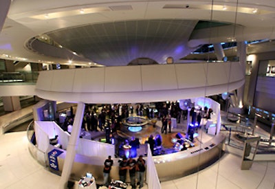 With its artic color scheme, the event took over Cullman Hall in the American Museum of Natural History’s Rose Center for Earth and Space.