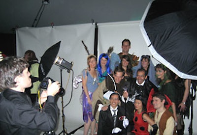 Studio 4B photographed costumed guests during the cocktail hour for entry into the costume contest.