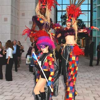 CircX provided provocative and colorful characters that interacted with guests throughout the day.