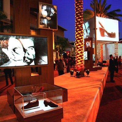 This year's Rodeo Drive Walk of Style event celebrated the late Salvatore Ferragamo and displayed images of his shoes along the preeminent street.