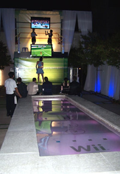 The Wii’s controller inspired the design for the reflecting pool.