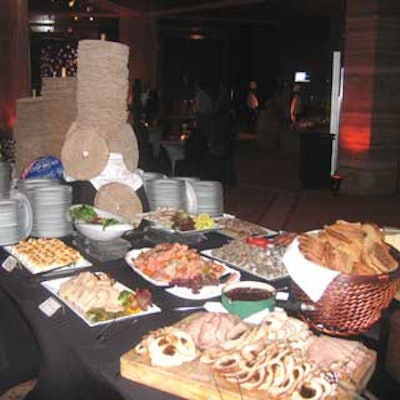 Tapas-style items were also served during the reception.