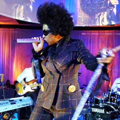 Macy Gray was the surprise performer at this year's ball.