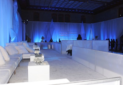The after-party space also featured an area with white decor inspired by a sequence in the show.