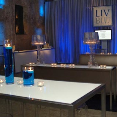 Brickman Entertainment Group jazzed up the Fermenting Cellar with blue and white decor for Mount Sinai Hospital's inaugural Liv Blu fund-raiser.