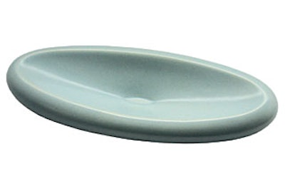 The bold, geometric lines of Queens pottery duo Klein Reid’s ceramic tray frame hors d'oeuvres like edible art. (12 1/2 by 4 3/4 inches, $76)