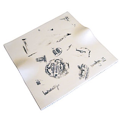 A clever take on the classic cheese board: Each limited-edition ceramic plate is printed with images of a favorite fromage. Available from Clio. (12 by 12 inches, $150)