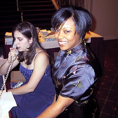 Museum of Television & Radio event planners Logan Pandolfi (left) and Wendi Barbee.