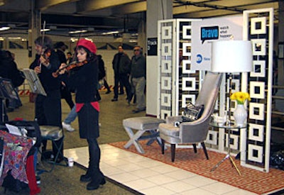 Adler designed one vignette for musicians taking part in the MTA-run Music Under New York program.