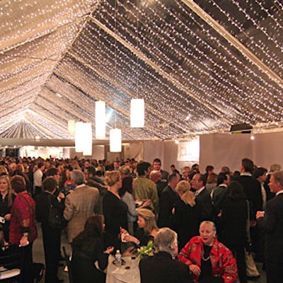 The opening-night party for the Los Angeles Art Fair was a high-energy event for 4,000 guests.