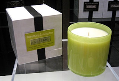 When coming up with its new line of candles for various rooms in the house, Lafco didn't forget the work hours and came up with an invigorating blend of rosemary and eucalyptus for its 'office' candle. Aside from smelling great, the sturdy glass container can be chucked into the dishwasher when the candle has burned down to the end and used as a pen and pencil caddy. Each candle costs $48.