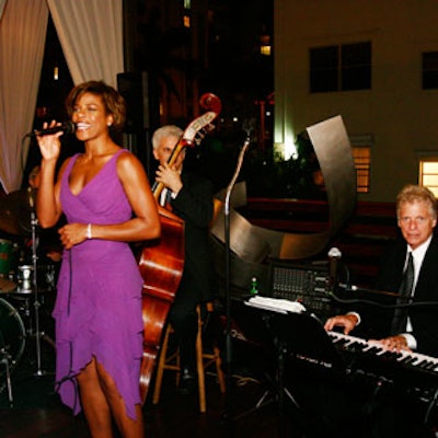Nicole Henry's four-piece Jazz band entertained guests by covering such classics as 'Georgia On My Mind' and 'They Can't Take that Away From Me.'