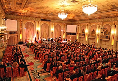The gala returned to the Biltmore this year because the historic hotel's ornate decor was in tune with the chamber orchestra's Baroque repertoire, and the musicians liked the acoustics created by the 32-foot ceilings.
