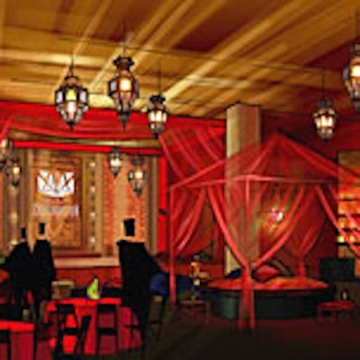 A design rendering shows the 'Asian underground' theme.