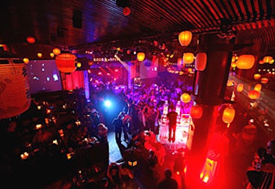 The Rock & Republic after-party, at Hiro at the Maritime Hotel, featured a performance by Lady Sovereign.