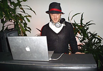 DJ Adam 12 (a.k.a. Adam Brevin of She Wants Revenge) spun music for the evening's 1,500 guests.