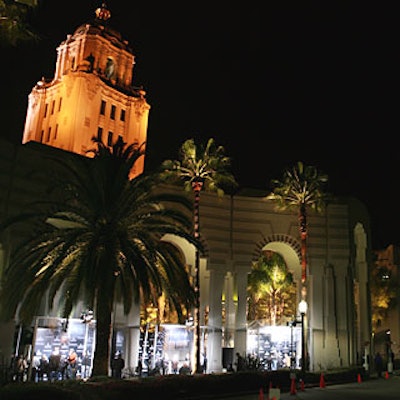 The party took over Beverly Hills City Hall to avoid having to tent Rodeo Drive.