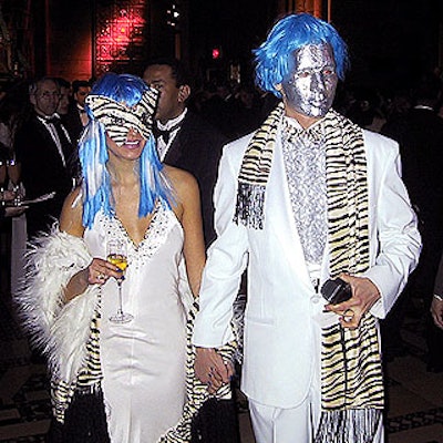 Costume award winners Tatiana Boncampagni and Max Hoover.