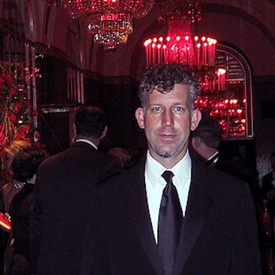 David Beahm filled the Waldorf with red flowers and red light for the seventh annual Red Ball.