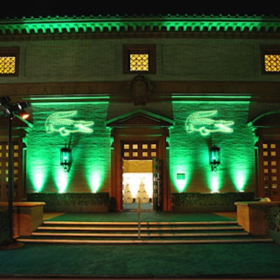 Lacoste sponsored the Costume Designers Guild awards dinner and threw an after-party at the former Beverly Hills Post Office.