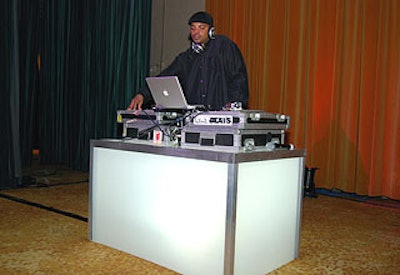 DJ Tendaji spun for the crowd.