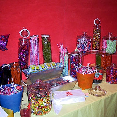 The candy table was catered by the Catering Company.