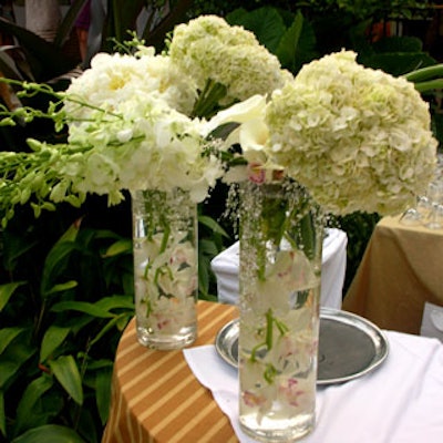 Xquisite Events was responsible for all the floral work at the courtyard gala, which resulted in large standout arrangements.