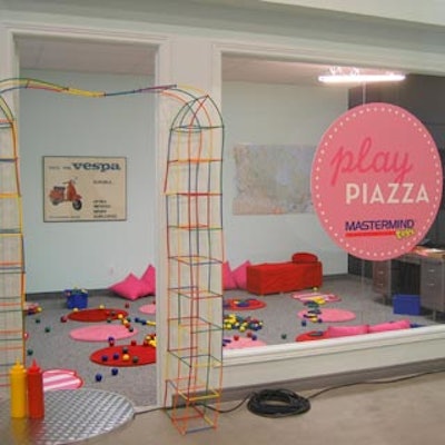 Mastermind Toys contributed an activity centre with educational toys and climbing apparatus.