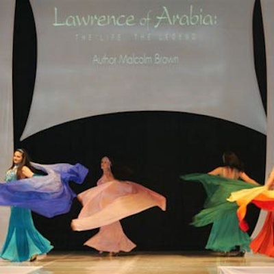 Zenobia provided the outfits for a fashion show segment about Malcolm Brown's book Lawrence of Arabia: The Life, The Legend during the Toronto Library Foundation's Book Lovers Ball at the Liberty Grand.