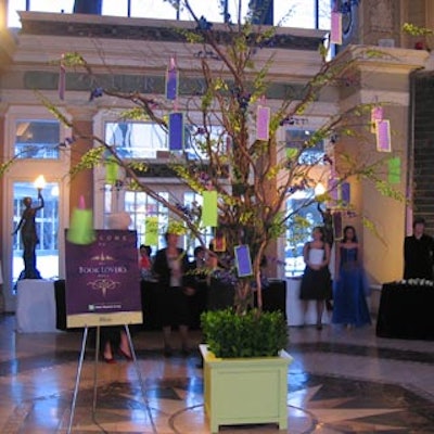 A whimsical tree of quotations from MMD spruced up the foyer in the main entrance.