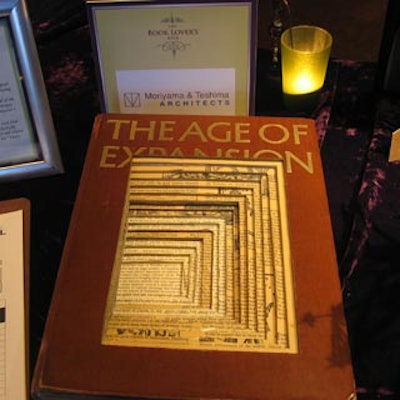 The silent auction featured classic books, which were carved or altered into unusual art pieces.