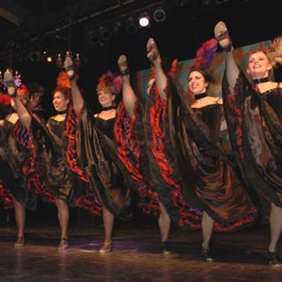 Dancers from the Randolph Academy for the Performing Arts entertained during dinner for Canadian Film Centre's annual gala at Kool Haus.