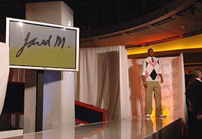 Hosted by model Frederique van der Wal and Access Hollywood’s Tony Potts, the presentation featured designs from Burberry, Kenneth Cole, and Tommy Bahama and showcased the spring collection from Jared M. The models included NBA players such as Antoine Wright.