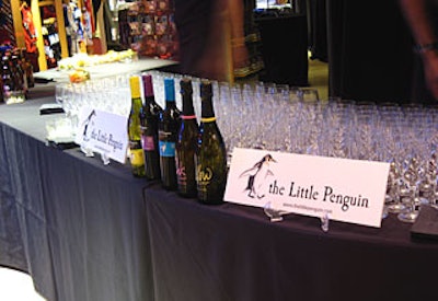 Drink sponsors such as Alizé, Leblon, and Little Penguin wine set up bars at cash registers. (At the request of the NBA, branding was restricted to minimal displays, such as prop bottles.)