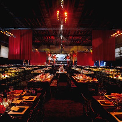 Mentor LA transformed a huge raw venue into an elegant party space for its Promise Gala.