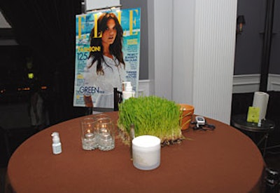 Sponsor Origins set up an area for short services using its products.
